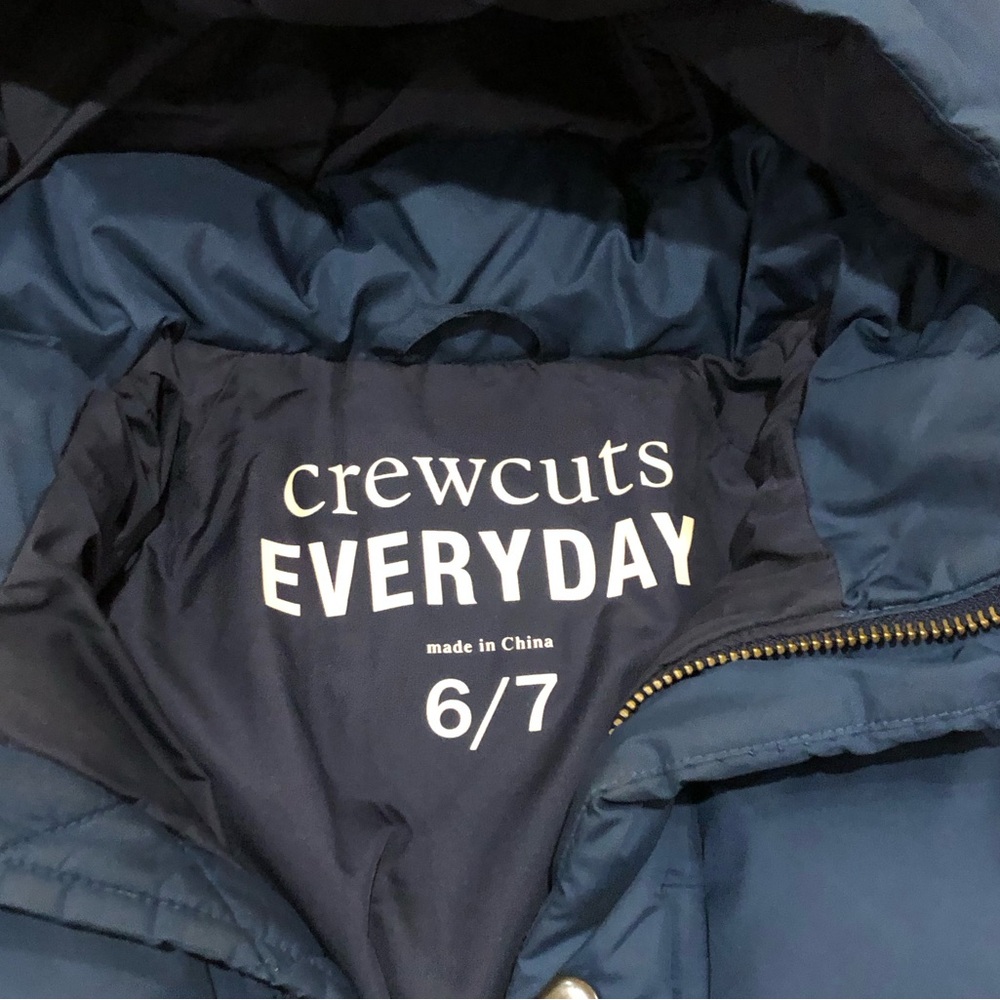 J Crew Crewcuts Boys' down puffer coat - Picture 3 of 4